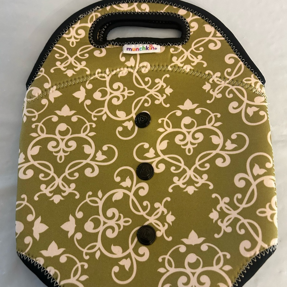 Munchkin Olive and Cream Baby Bag